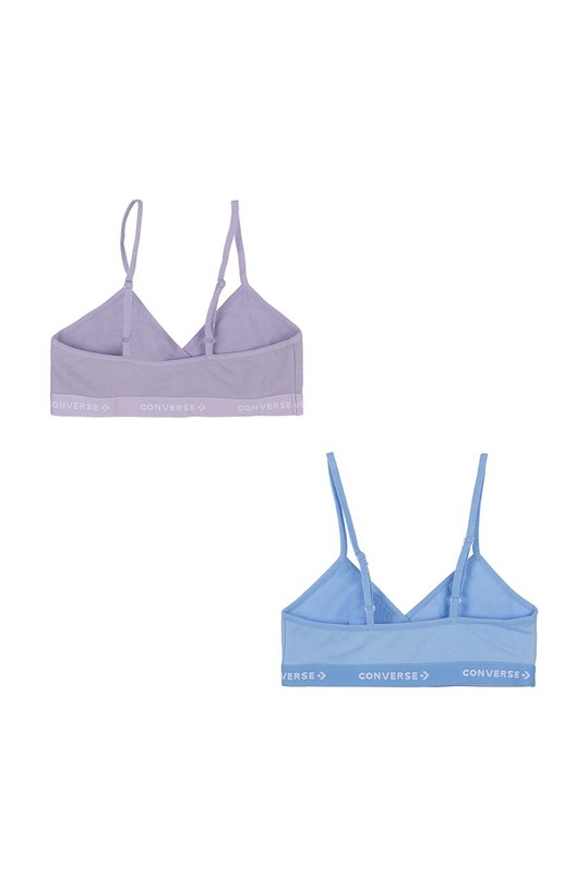 Converse biustonosz dziecięcy 2-pack 4C0310 fioletowy SS24