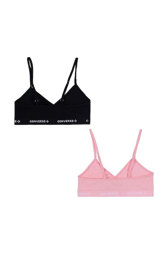 Dětská podprsenka Converse 2-pack 4C0310 růžová SS24