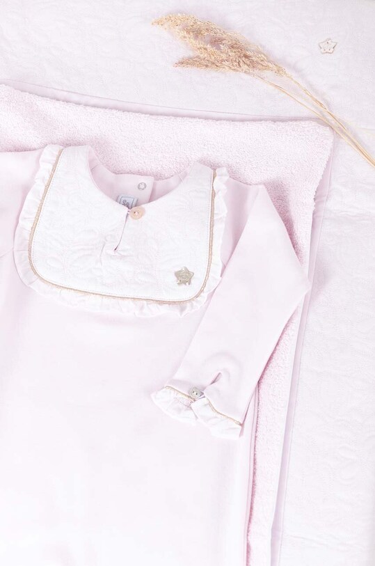 Tartine et Chocolat salopete din bumbac pentru bebelusi TG54009.53.74 roz