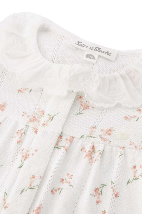 Tartine et Chocolat śpioszki bawełniane niemowlęce biały TY54020.49.74