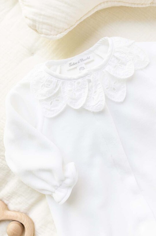Tartine et Chocolat costum bebe TY54030.49.74 alb