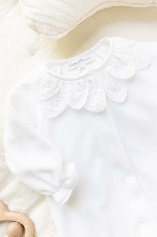 Tartine et Chocolat costum bebe TY54030.49.74 alb