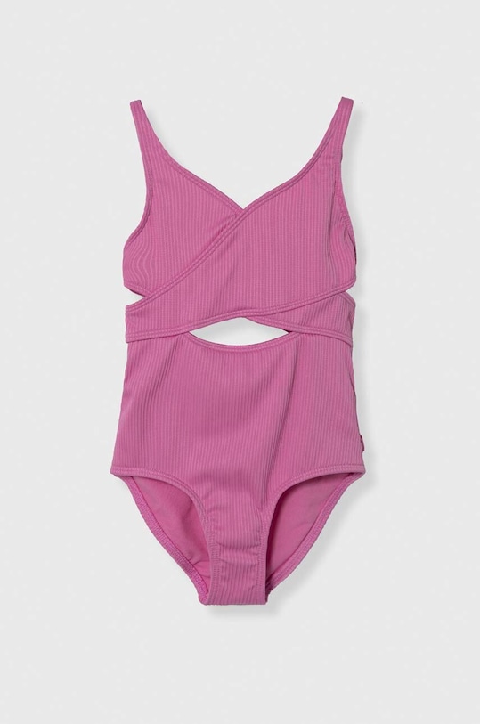 Abercrombie & Fitch jednoczęściowy strój kąpielowy dziecięcy miękka różowy KI211.4020