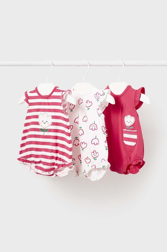 Mayoral Newborn body bebe 3-pack set rosu 1713.2J.Newborn.PPYH