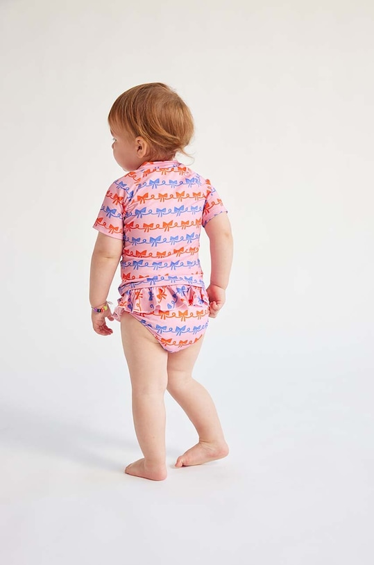 Bobo Choses tricou de înot pentru bebeluși roz 124AB121