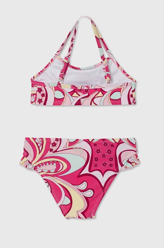 Dziewczynka Guess dwuczęściowy strój kąpielowy dziecięcy J4GZ01.MC052.PPYH różowy