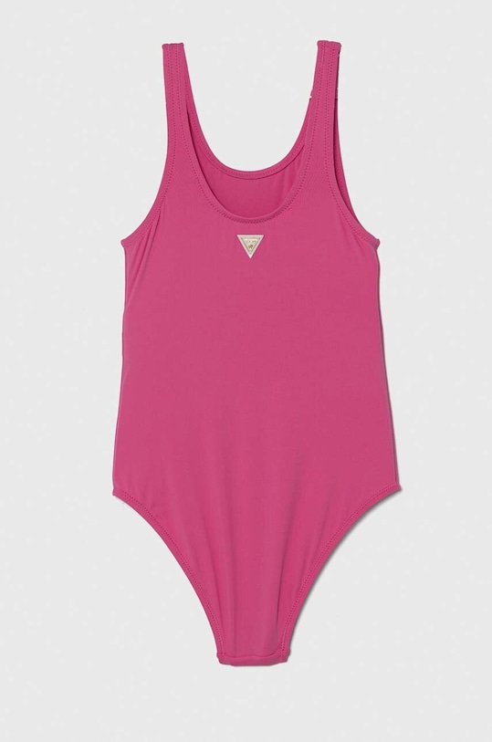 Суцільний дитячий купальник Guess J4GZ03.MC040.PPYH рожевий SS24