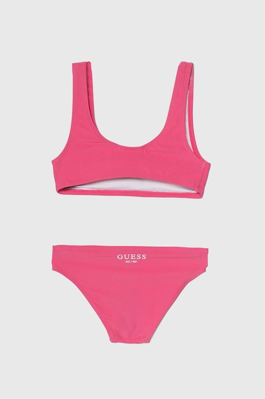 Dječji dvodijelni kupaći kostim Guess J4GZ04.KCA60.PPYH roza SS24