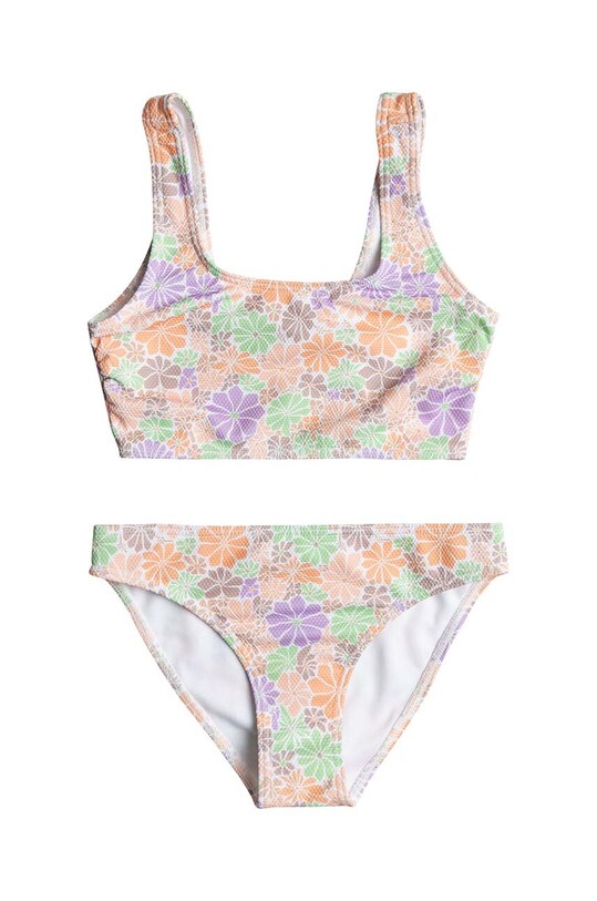 Roxy costum de baie pentru copii din două piese RG STORY cu balene portocaliu ERGX203556