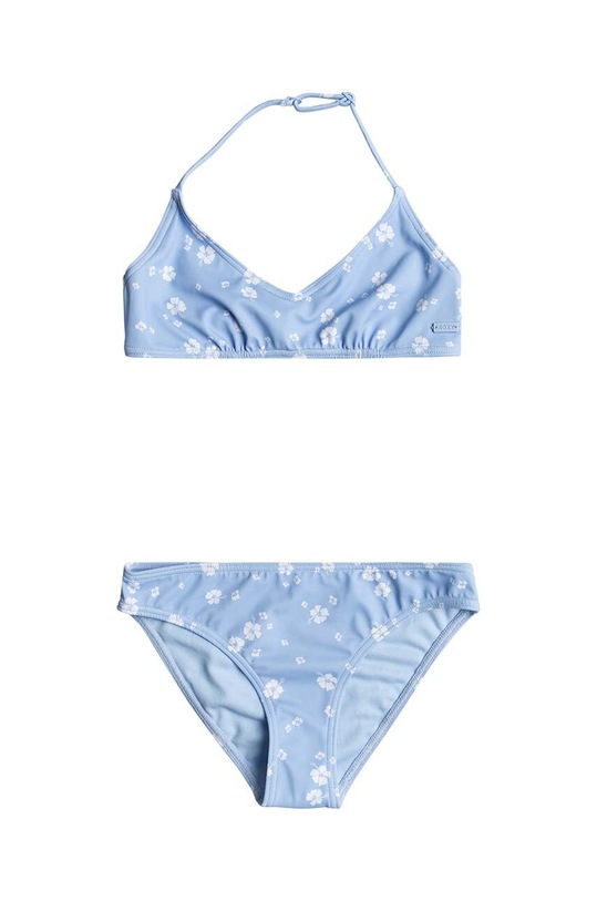 Roxy dwuczęściowy strój kąpielowy dziecięcy DREAMER TRI komplet niebieski ERGX203552