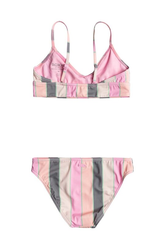 Roxy costum de baie pentru copii din două piese VERY VISTA CROP ERGX203565 roz SS24