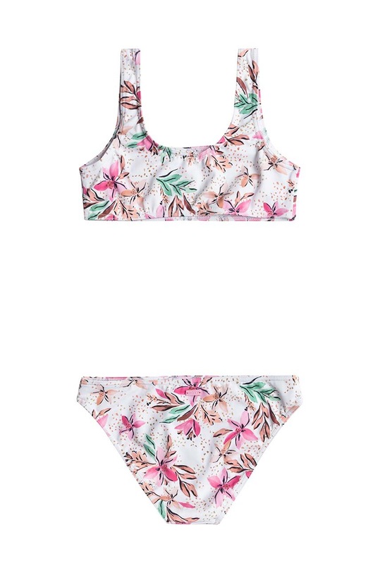 Dvoudílné dětské plavky Roxy HAPPY TROPICAL ERGX203593 bílá SS24