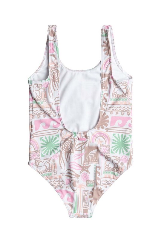 Roxy jednoczęściowy strój kąpielowy dziecięcy TOTALLY ICONIC ERGX103182 fioletowy SS24