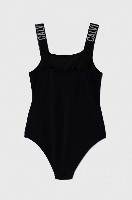 Calvin Klein Jeans jednoczęściowy strój kąpielowy dziecięcy KY0KY00057.PPYH czarny SS24