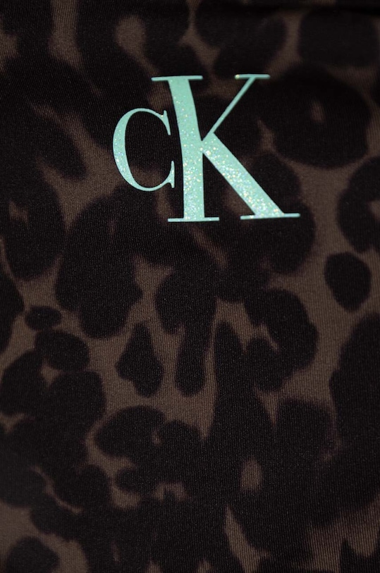 Dvoudílné dětské plavky Calvin Klein Jeans zelená KY0KY00068.PPYH