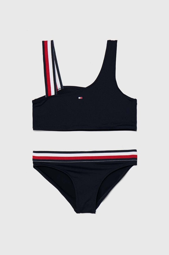 Tommy Hilfiger dwuczęściowy strój kąpielowy dziecięcy komplet granatowy UG0UG00724.PPYH