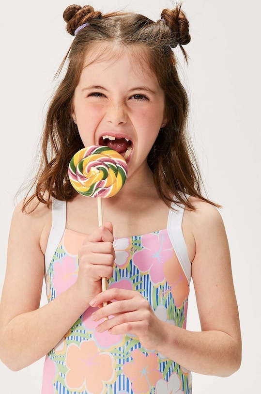 Roxy jednoczęściowy strój kąpielowy dziecięcy TINY FLOWERNE ERLX103107 multicolor