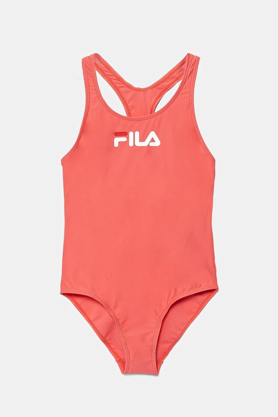 Fila costum de baie dintr-o bucată pentru copii SIBARI moale roz FAT0434