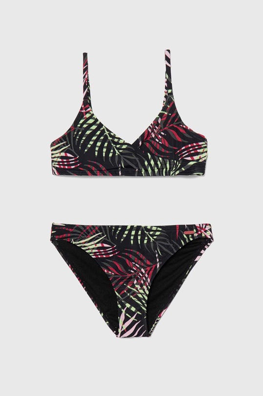 Protest costum de baie pentru copii din două piese PRTISOLDE usor rigidizat negru 7914143