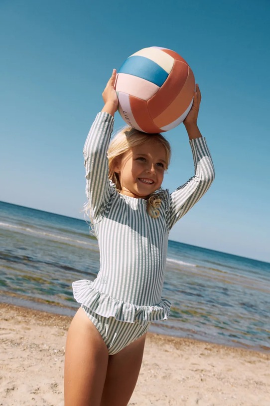 Liewood costum de baie dintr-o bucată pentru copii moale verde LW19637