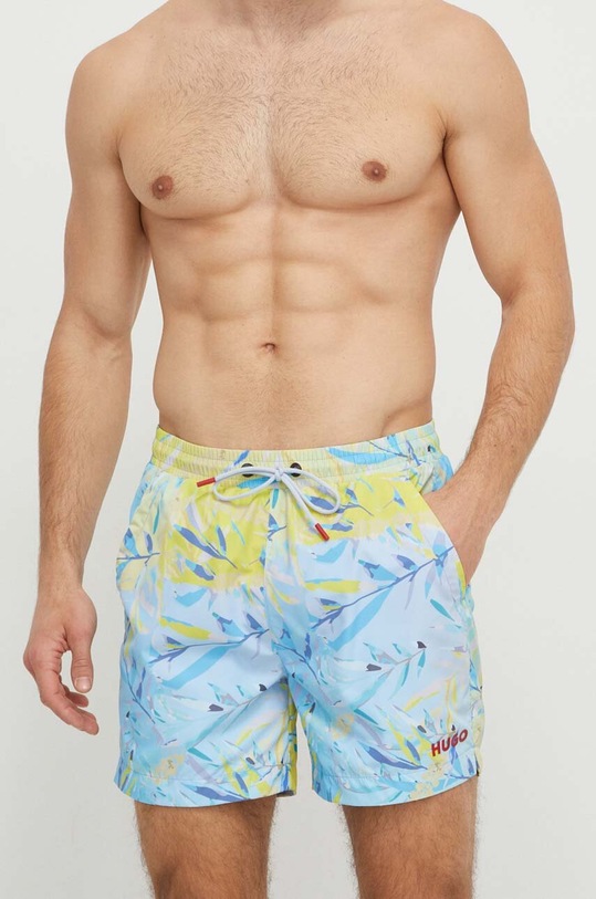 HUGO szorty kąpielowe 50510061 żółty SS25
