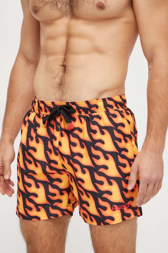 Kratke hlače za kupanje HUGO Planet friendly crvena 50510180