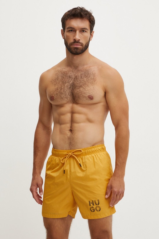 HUGO szorty kąpielowe złoty 50510190
