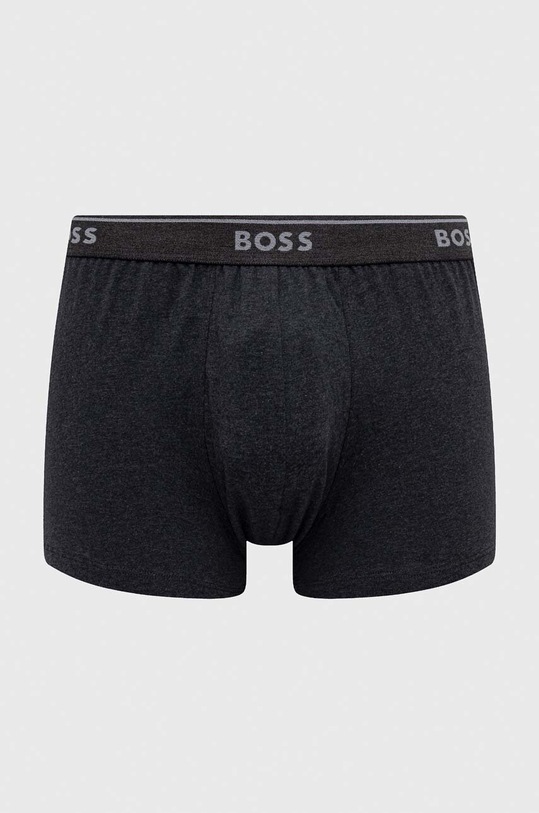 Ruházat BOSS pamut boxeralsó 3 db 50475685 szürke