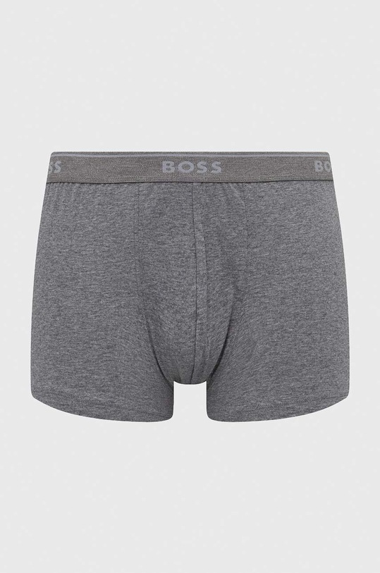 BOSS pamut boxeralsó 3 db szürke 50475685