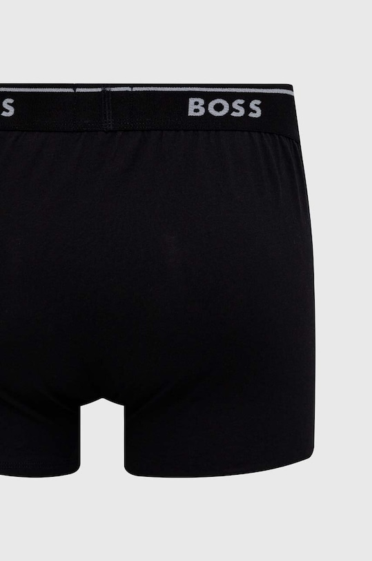 BOSS pamut boxeralsó 3 db 50475685 szürke