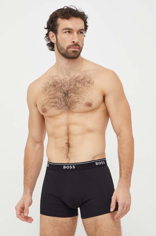BOSS pamut boxeralsó 3 db dzsörzé többszínű 50475685
