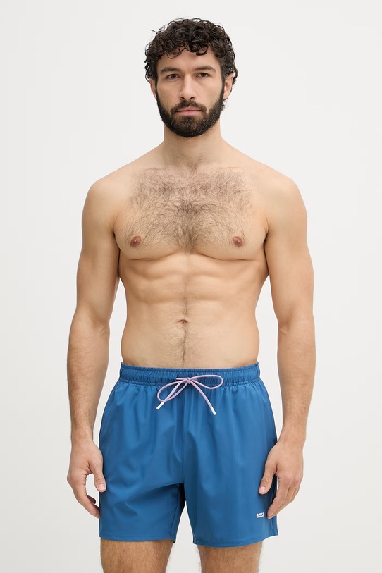BOSS pantaloncini da bagno da uomo Tio blu 50491601