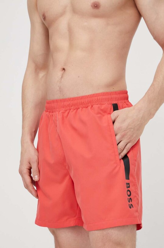 BOSS pantaloni scurți de baie Planet friendly rosu 50508798