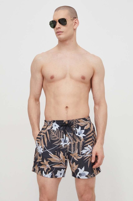 BOSS szorty kąpielowe Piranha 50508844 beżowy AW25