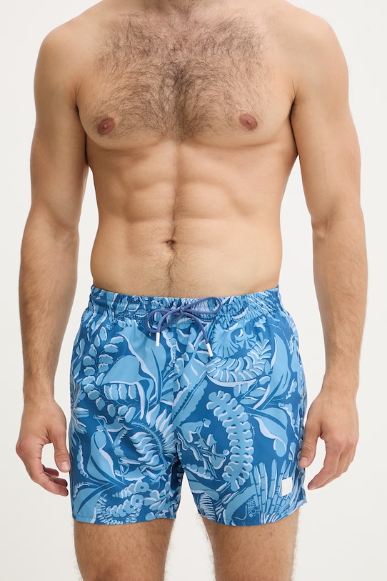 BOSS plavecké šortky pánske Piranha 50508844 modrá SS26
