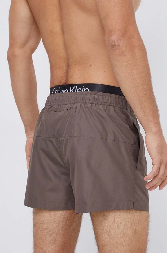 Odzież Calvin Klein szorty kąpielowe KM0KM00920 brązowy