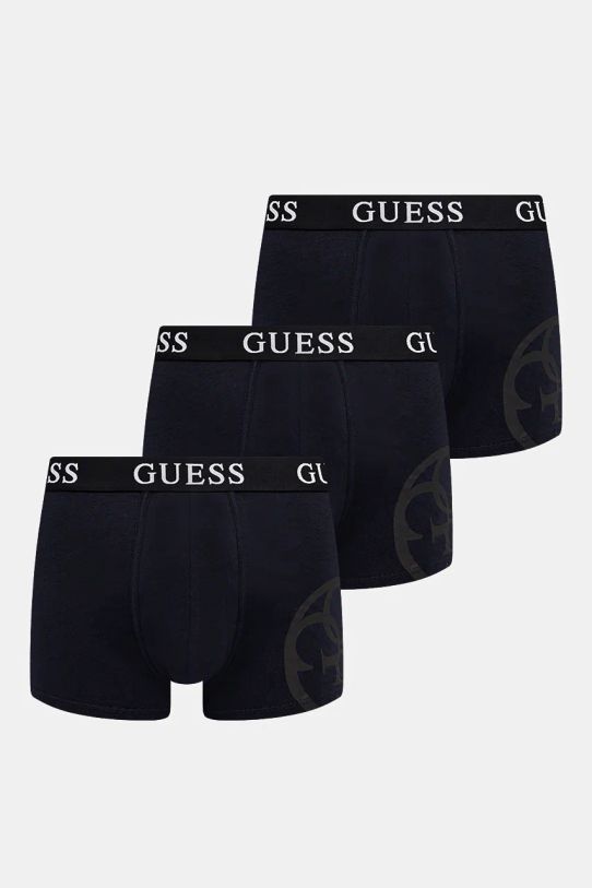 Guess bokserki 3-pack dzianina granatowy U4RG04.K6YW0