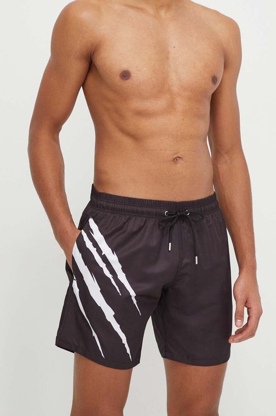 PLEIN SPORT pantaloni scurti de baie negru SADC.MMX0124.SXV005N