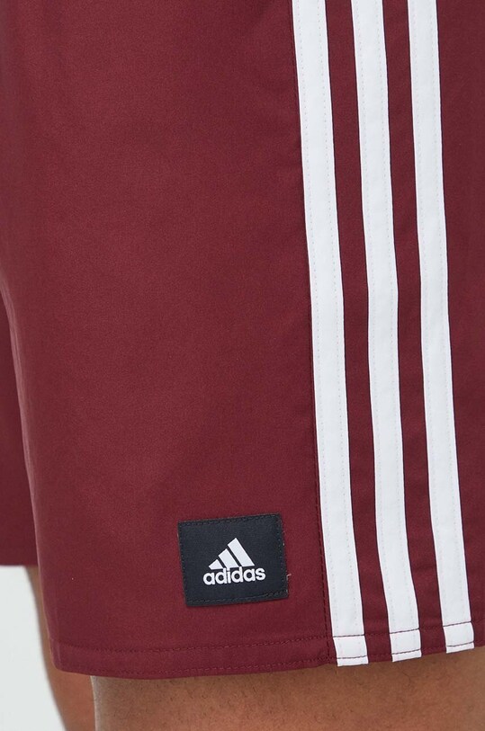 Одяг Купальні шорти adidas Performance 3Stripes CLX IR9426 бордо