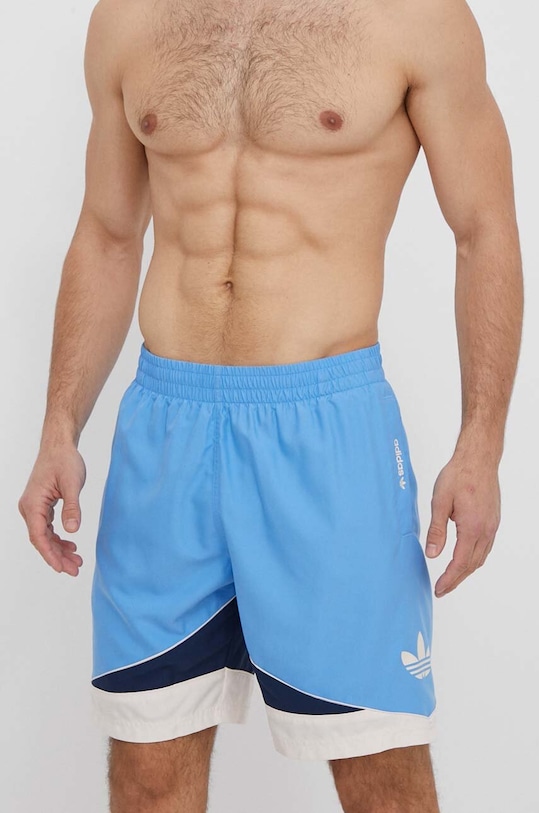 adidas Originals pantaloni scurti de baie Planet friendly albastru IT8635