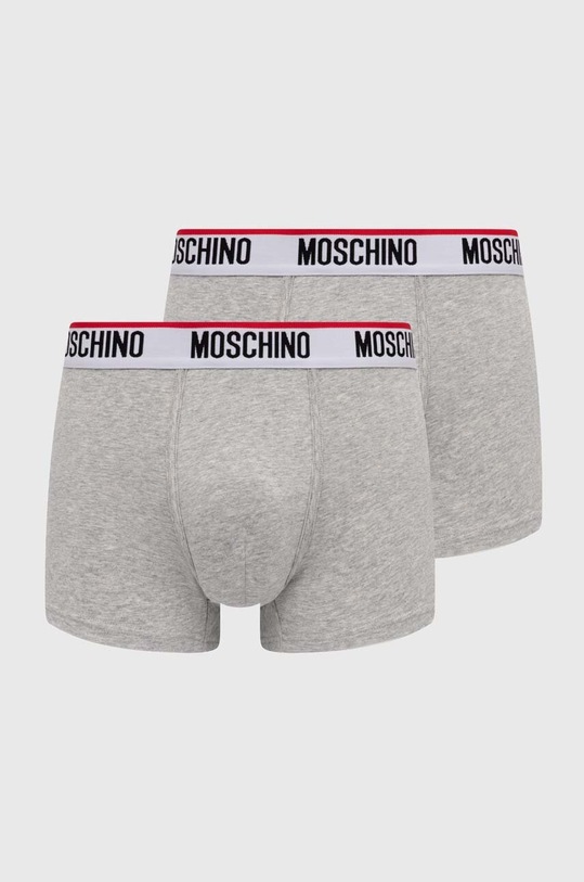 Moschino Underwear bokserki 2-pack dzianina szary 1394.4300