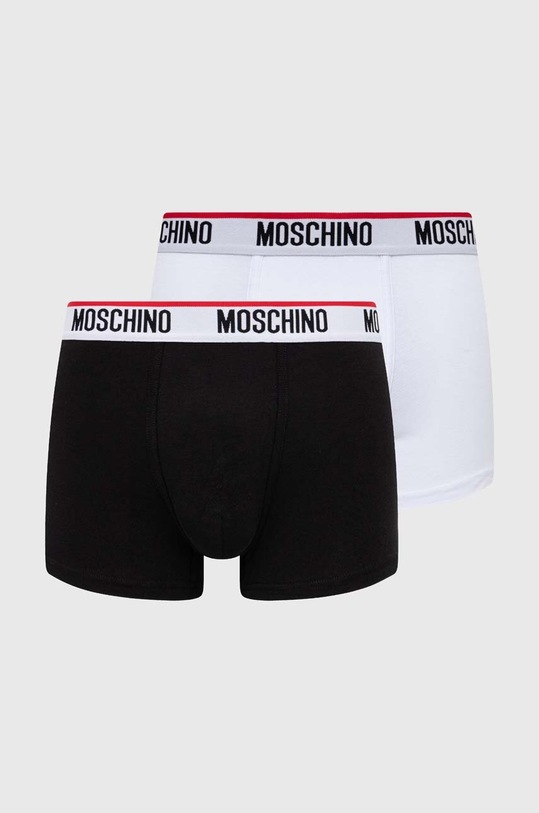 Moschino Underwear bokserki 2-pack dzianina czarny 1394.4300