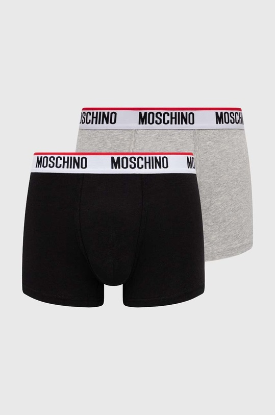 Moschino Underwear bokserki 2-pack dzianina czarny 1394.4300
