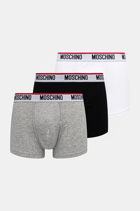 Moschino Underwear boxer pacco da 3 semplice grigio 1395.4300