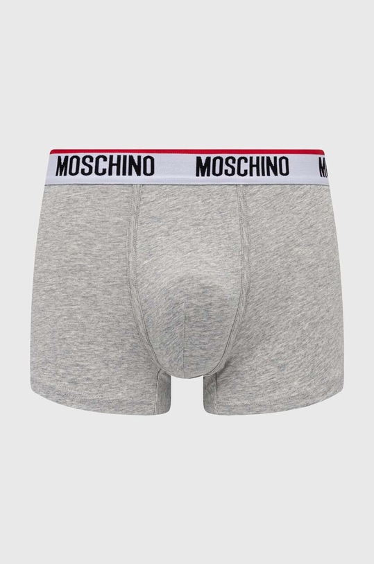 Boxerky Moschino Underwear 3-pak 1395.4300 sivá AW24