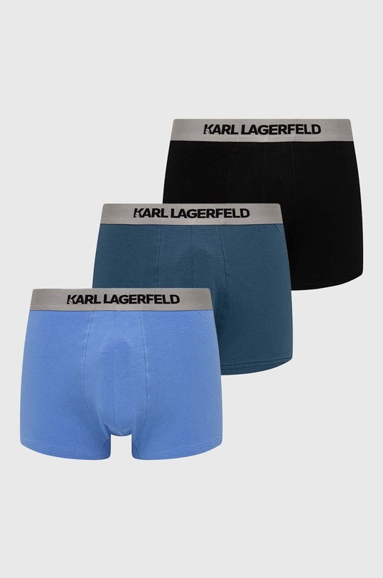 Karl Lagerfeld boxeri 3-pack boxeri albastru 240M2106
