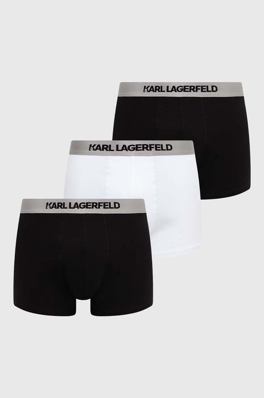 Karl Lagerfeld bokserki 3-pack dzianina czarny 240M2106