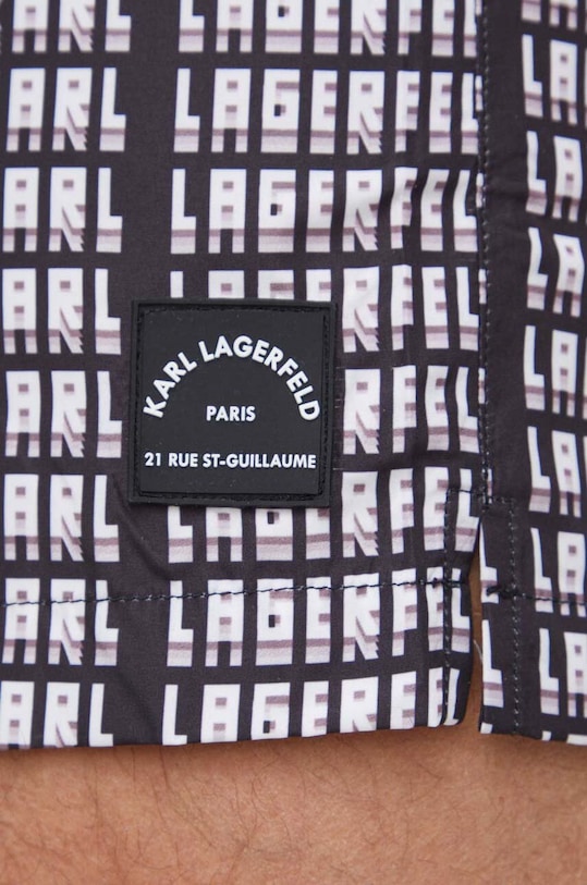 Karl Lagerfeld fürdőnadrág fekete 240M2200