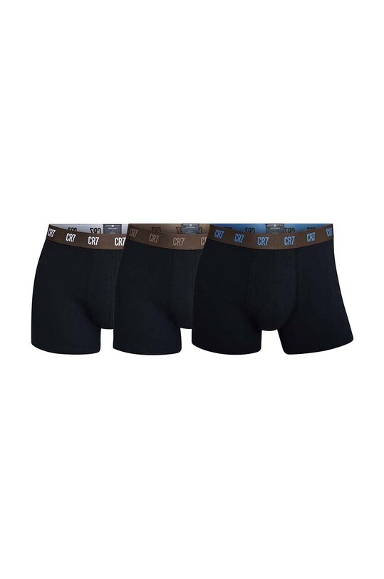Odzież CR7 Cristiano Ronaldo bokserki bawełniane 3-pack 8100.49.698 czarny