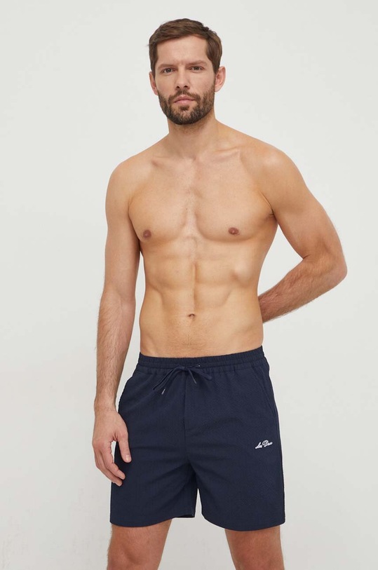 Les Deux szorty kąpielowe Planet friendly granatowy LDM540025